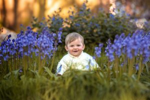 Outdoor baby photography in Dorset