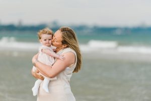 Poole family photographer. Family session on Sandbanks beach